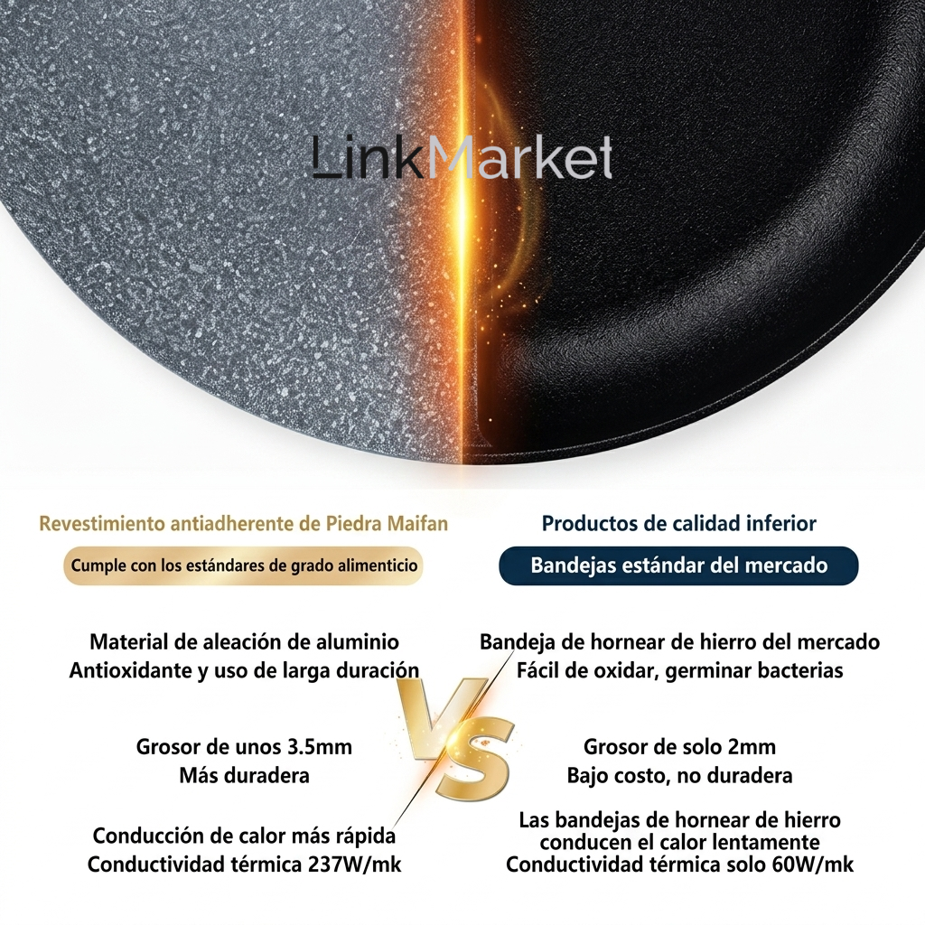 Disco Antiadherente 30cm: Cocción Rápida y Uniforme