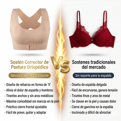 Sostén Corrector de Postura: Soporte, Realce y Alivio.