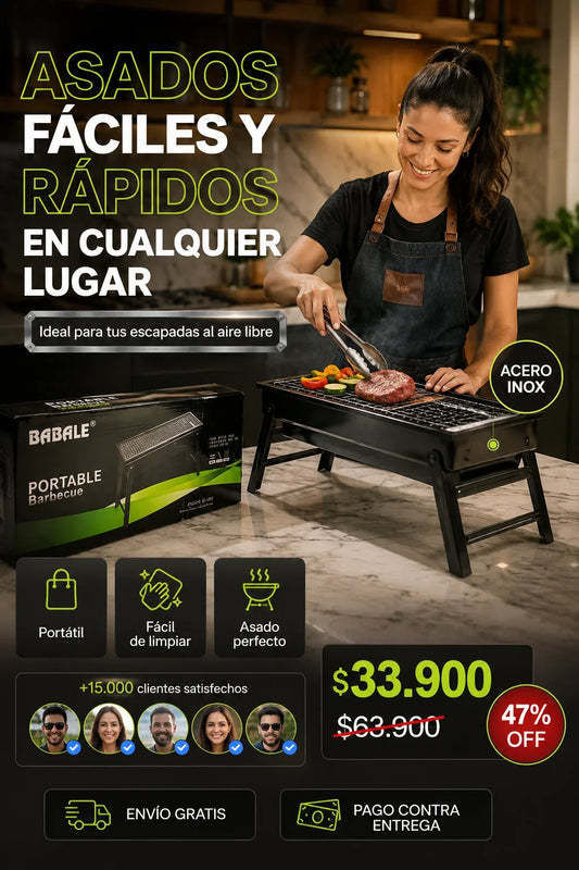 Parrilla Portátil de Acero