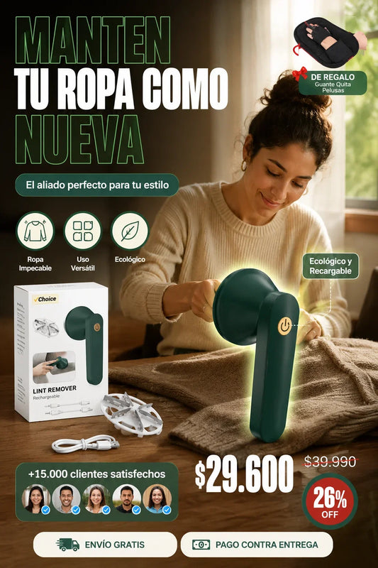Quita Pelusas Recargable