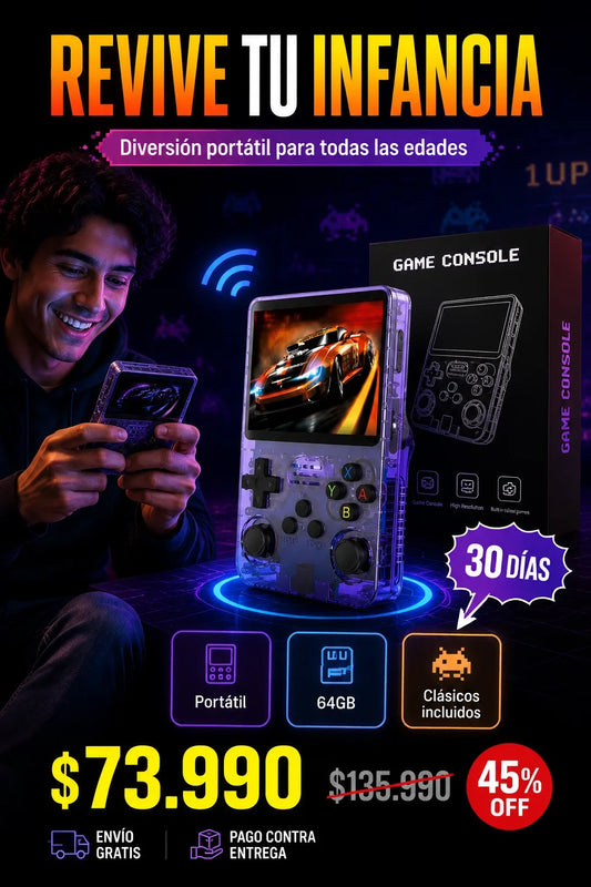 Consola De Juegos Portátil R36S 64GB